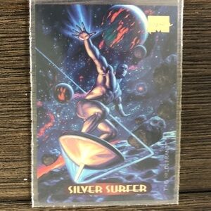 ’94 Marvel Masterpieces trading card: Sliver Surfer # 111
